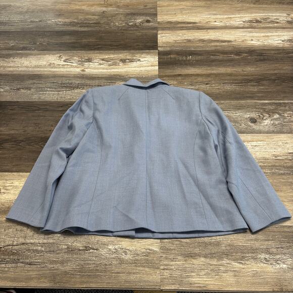 Vintage Pendleton Blue Womens 16W Retro Single Breasted Wool Blazer Preppy - Picture 5 of 11
